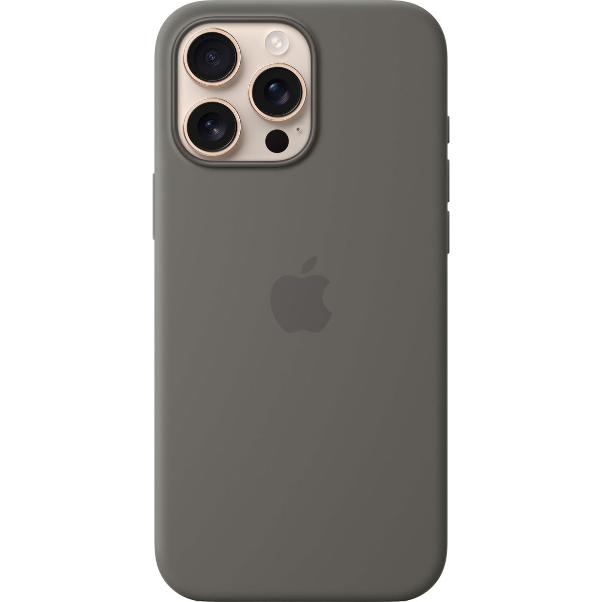 

Чехол Silicone Case with MagSafe для Apple iPhone 16 Pro Max Stone Gray AAA