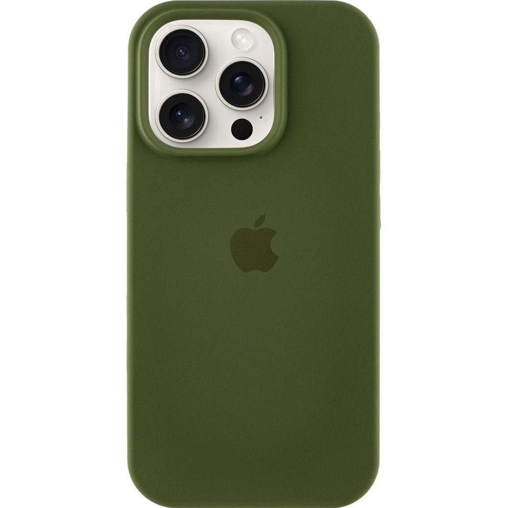 

Чехол Silicone Case для Apple iPhone 16 Pro Max Dark Olive AA
