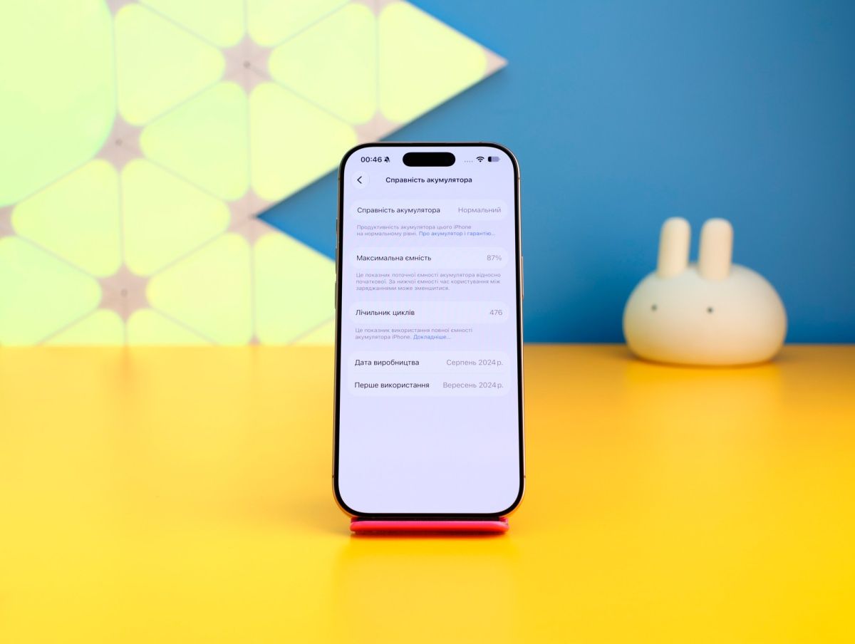 Смартфон Apple iPhone 16 Pro 128GB Desert Titanium (MYNF3) Б/У фото 3