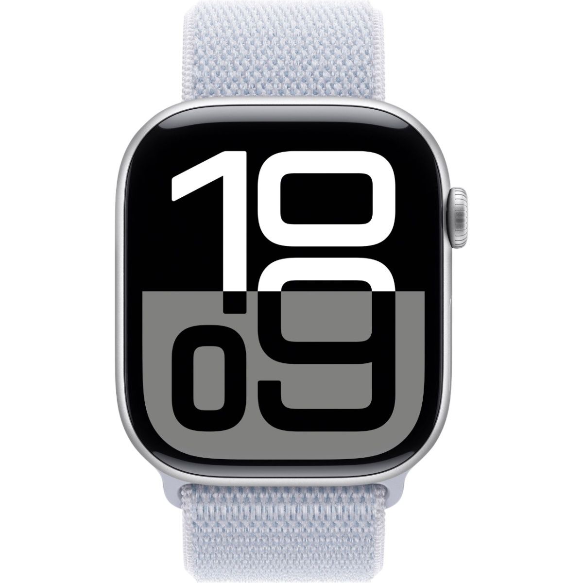 Смарт-годинник Apple Watch Series 10 GPS 46mm Silver Aluminum Case with Blue Cloud Sport Loop (MWWN3)