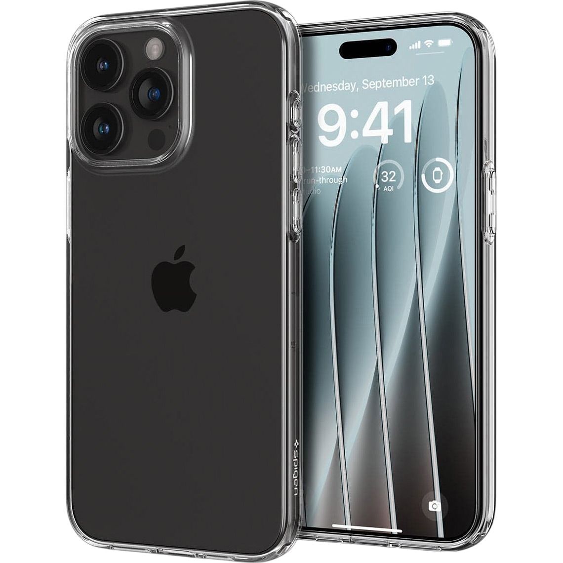 Чохол Spigen Liquid Crystal для Apple iPhone 15 Pro Crystal Clear (ACS06699)
