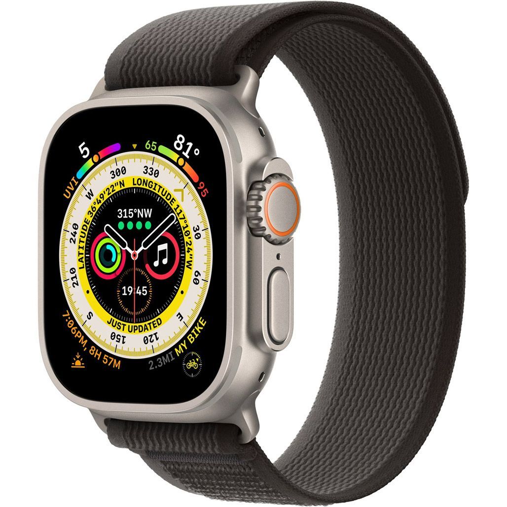 

Ремешок Trail Loop для Apple Watch 42/44/45/46/49mm Black/Gray