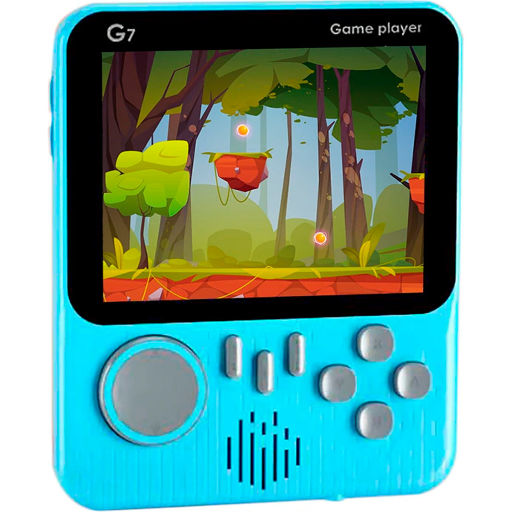

Ретро ігрова приставка SUP G7 Game Box Portable 666 in 1 AV Blue