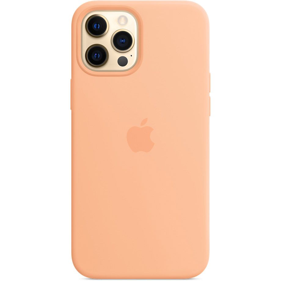Чохол Silicone Case with MagSafe для iPhone 12 Pro Max (Cantaloupe) AAA
