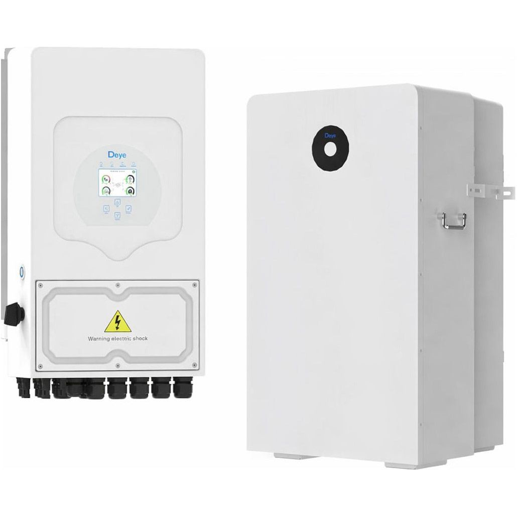 

Система хранения энергии Deye SUN-5K-SG05 5kW + 2 АКБ RW-F16 32.1kWh (51.2V/314Ah/16076Wh)