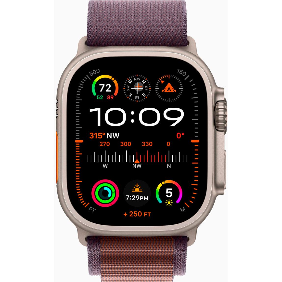 Смарт-годинник Apple Watch Ultra 2 Titanium Case with Indigo Alpine Loop Medium (MRET3)