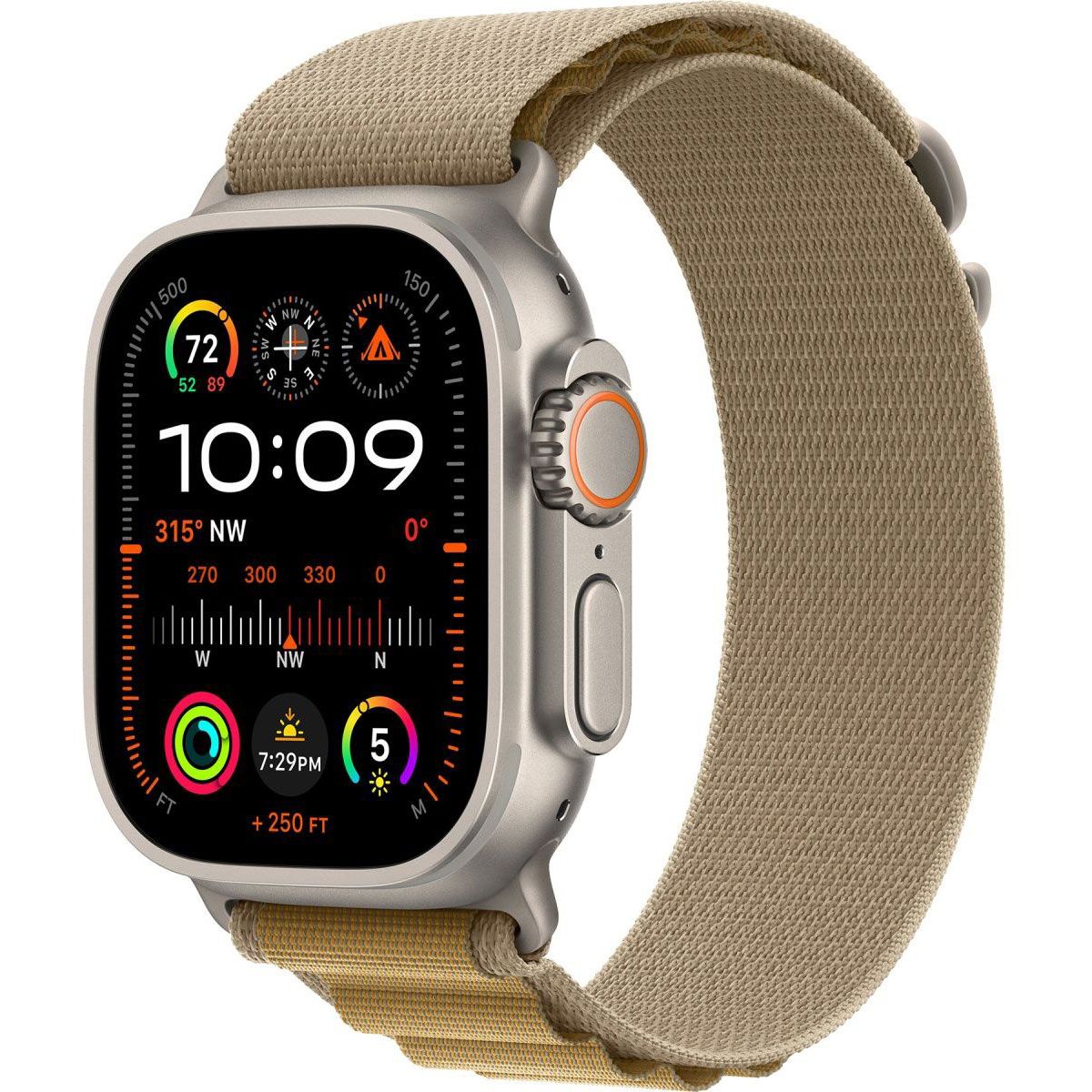 

Смарт-часы Apple Watch Ultra 2 49mm Natural Titanium Case with Tan Alpine Loop Medium (MX4F3)
