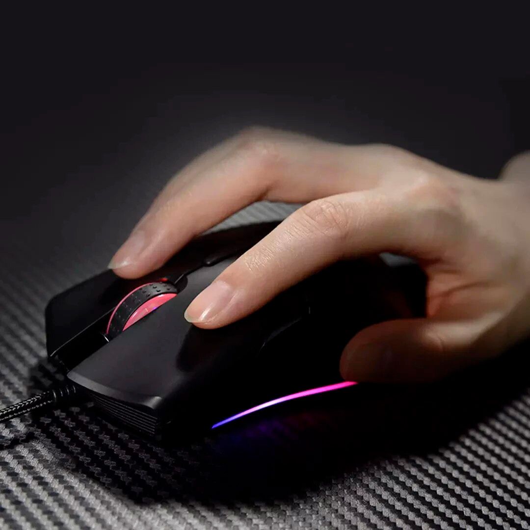 Миша Xiaomi NingMei Wired Gaming Mouse GM55 Black