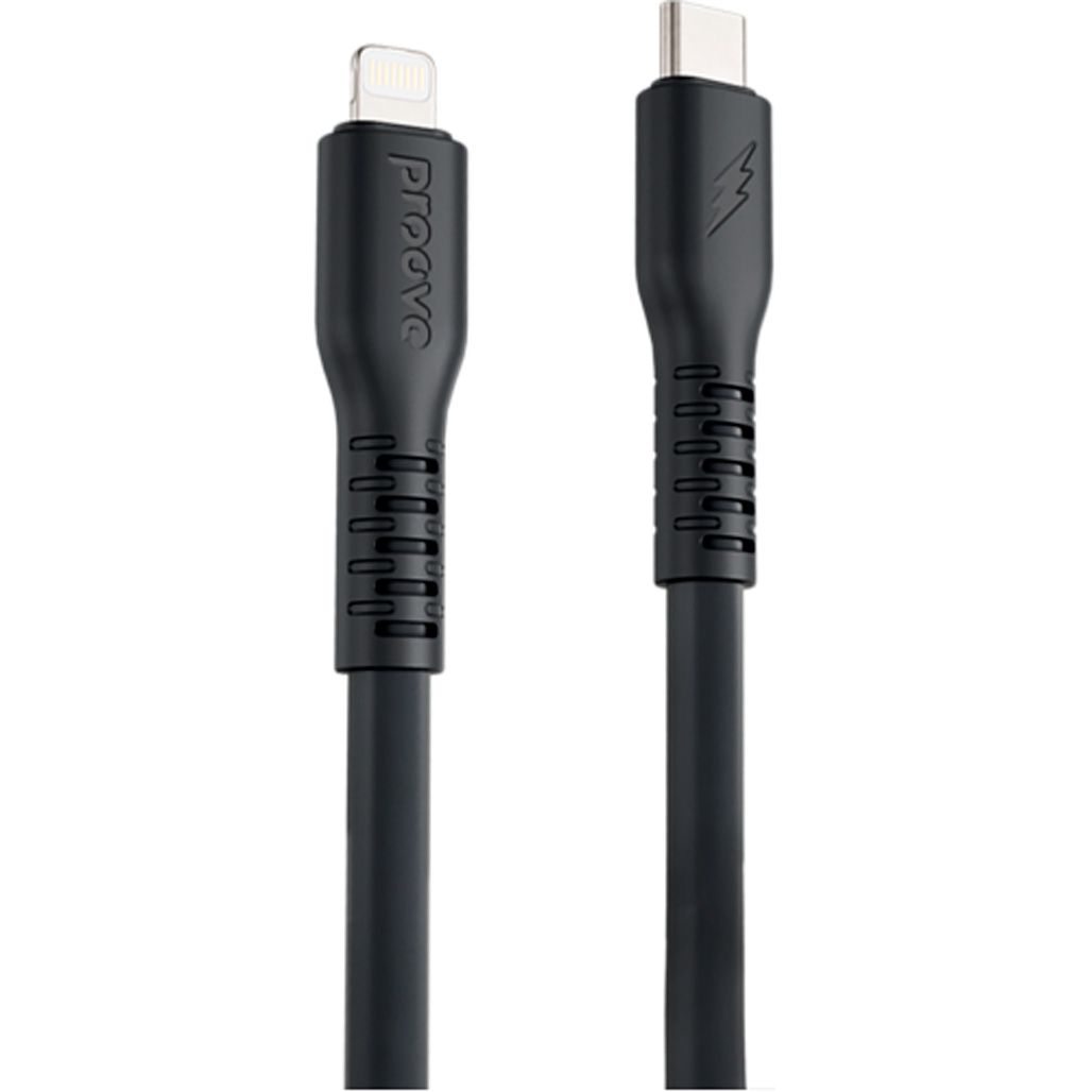 

Кабель Proove Eternal USB-C to Lightning 27W 2m Black (CCET27002121)