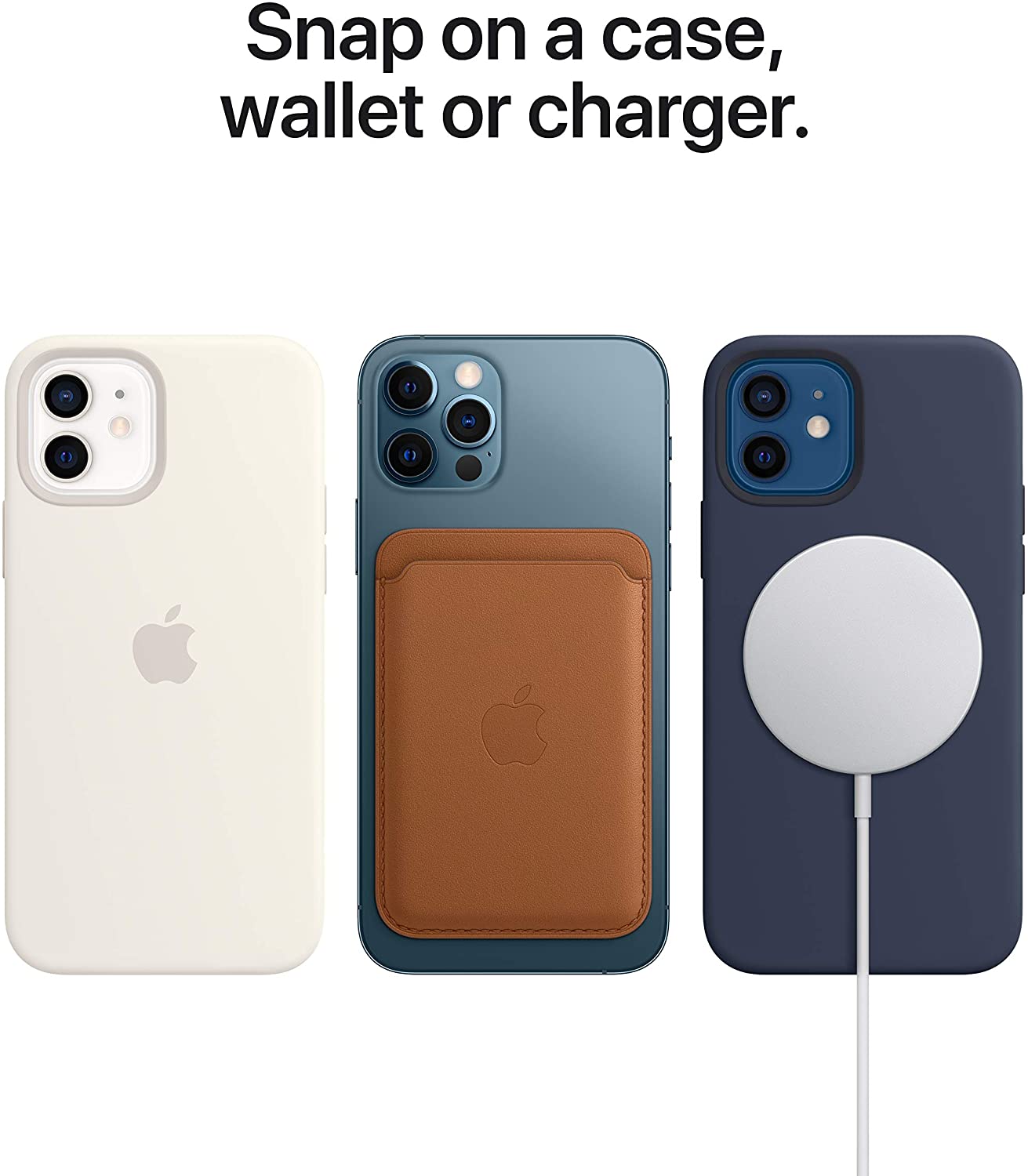 Чохол Silicone Case з MagSafe для Apple iPhone 12/12 Pro (Deep Navy) ААА