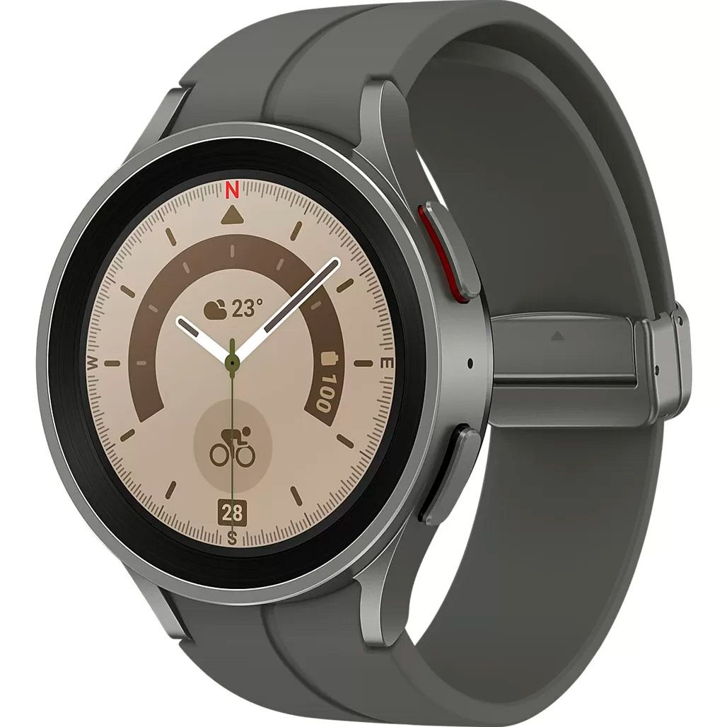 

Смарт-годинник Samsung Galaxy Watch5 Pro 45mm eSIM Titanium Gray EU (SM-R925)