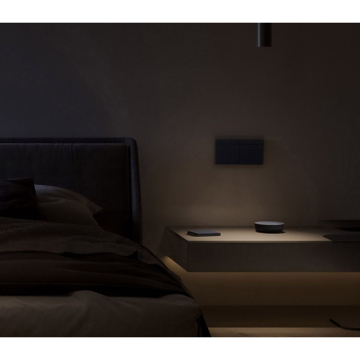 Розумний вимикач Aqara H1M MARS-Tech Dark Grey (WXKG21LM)