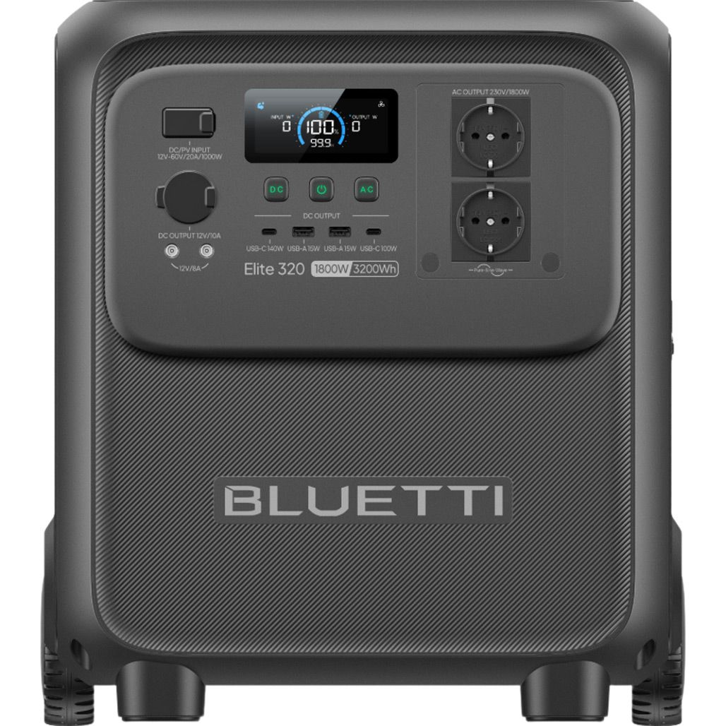 

Зарядная станция BLUETTI Elite 320 1800W (P-EL320-EU-GY-10)