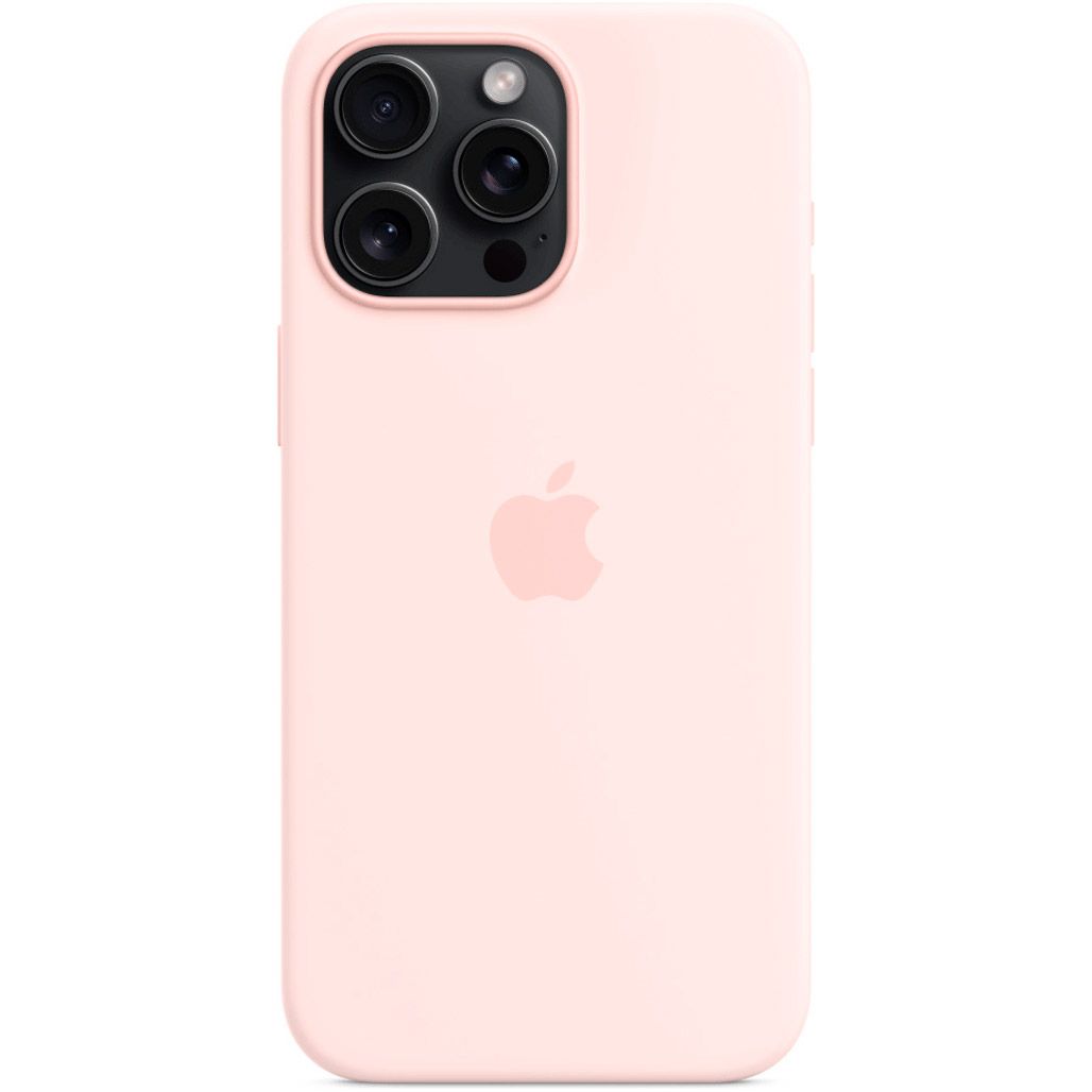 Чохол Apple Silicone Case with MagSafe для iPhone 15 Pro Max Light Pink AAA