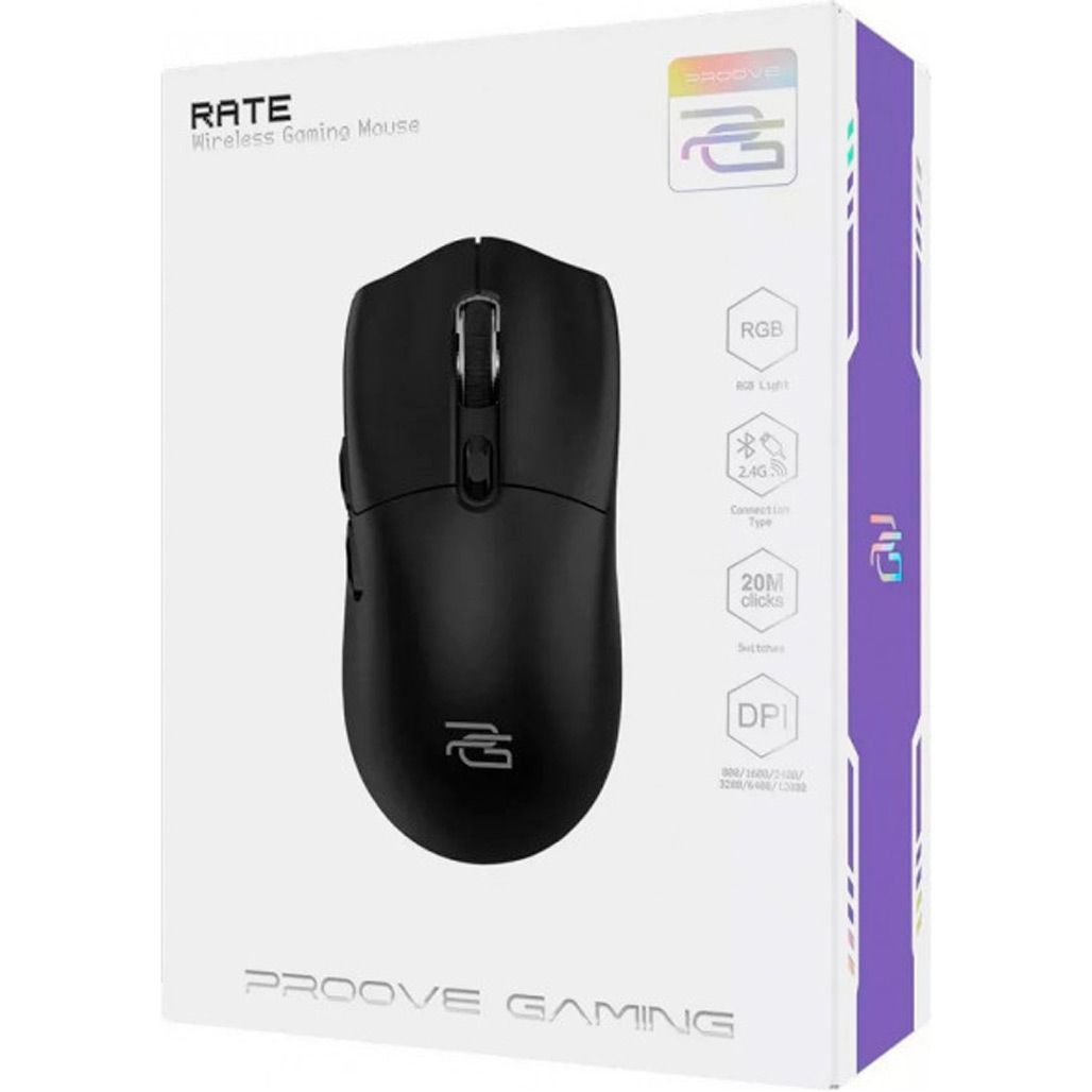 Миша Proove Gaming Rate Black (CMRTWR003002)