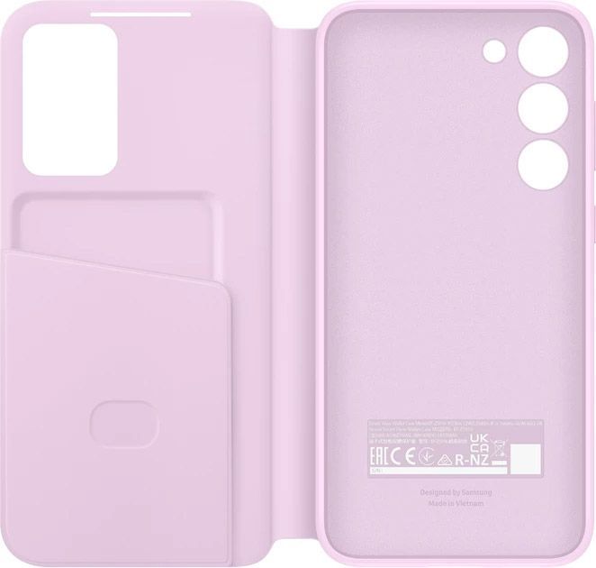 Чохол-книжка Samsung Smart View Wallet Case для Galaxy S23 Plus Lilac (EF-ZS916CVEGRU) 