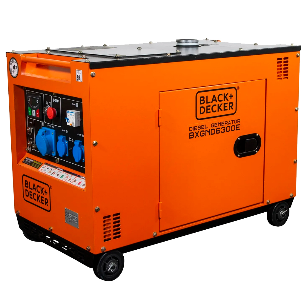 

Генератор дизельный Black&Decker BXGND6300E 6000/6300W [74542]