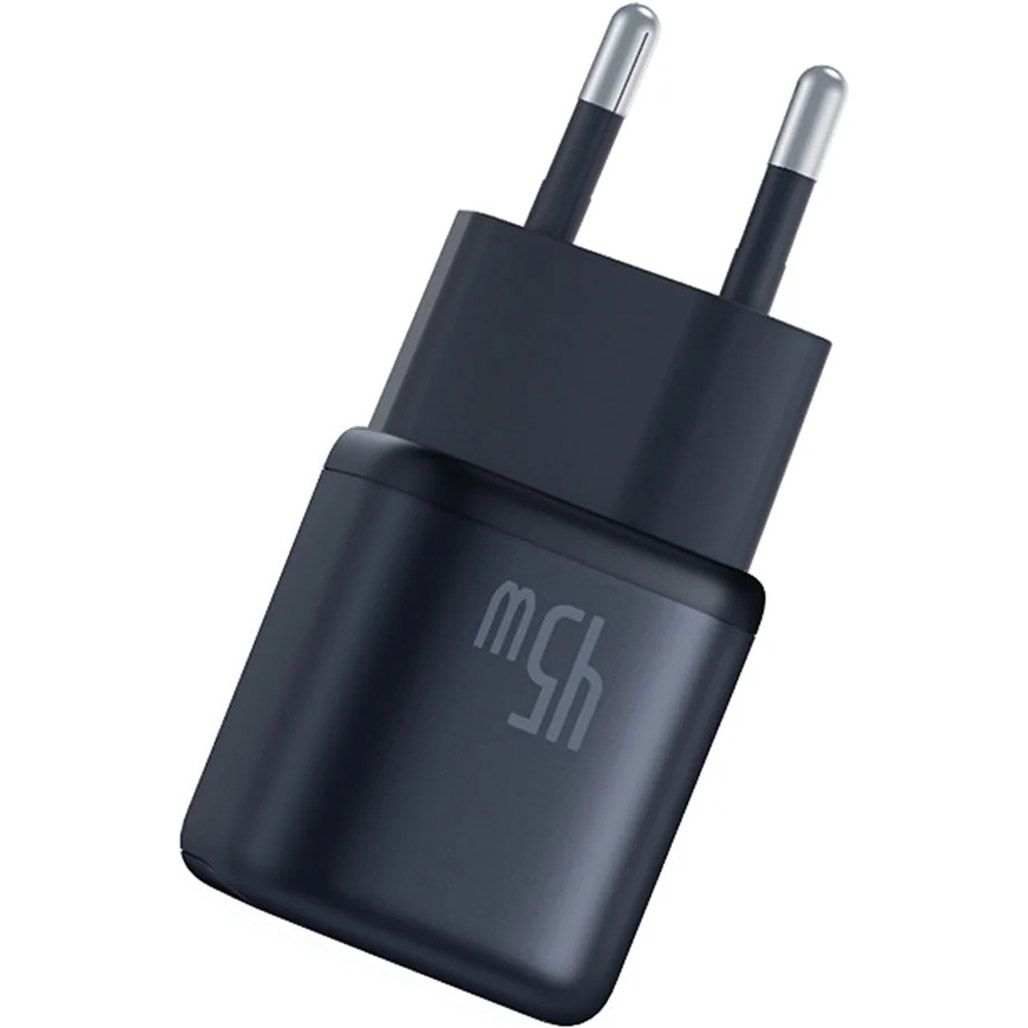 Мережевий зарядний пристрій Baseus PicoGo GaN 1-USB-C 45W Cosmic Black (P10176800123-00)