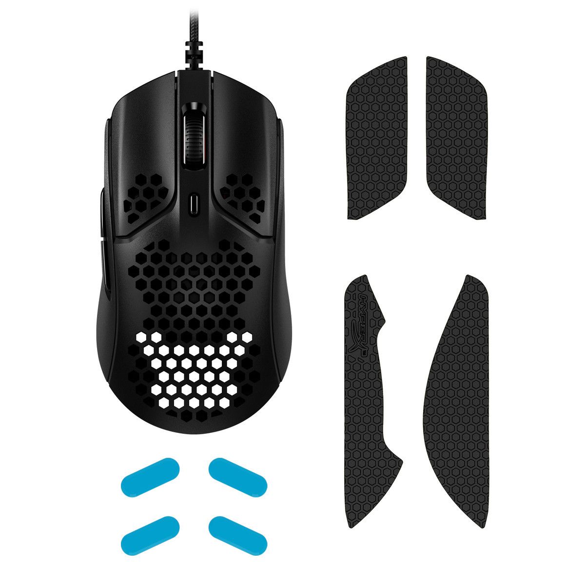 Миша HyperX Pulsefire Haste USB (HMSH1-A-BK/G, 4P5P9AA) Black