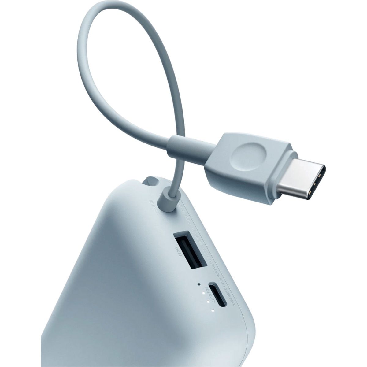 Зовнішній акумулятор Xiaomi Power Bank Integrated Cable 10000mAh 22.5W Blue (BHR9073GL)