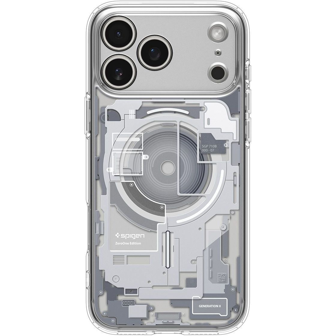 

Чохол Spigen Ultra Hybrid Zero One with MagSafe для Apple iPhone 17 Pro Max White (ACS10287)