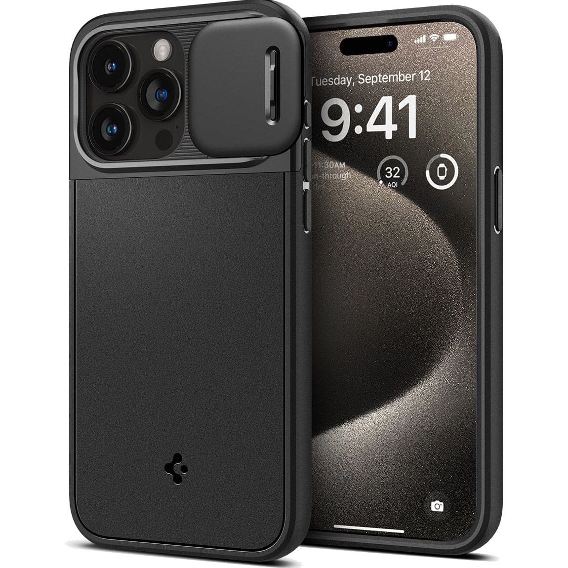 Чохол Spigen Optik Armor MagFit with MagSafe для iPhone 15 Pro Max Black (ACS06599)