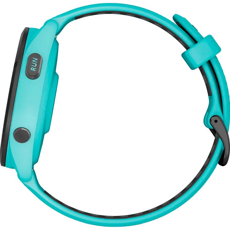 Смарт-годинник Garmin Forerunner 265 Black Bezel with Aqua Case and Aqua/Black Silicone Band (010-02810-02)