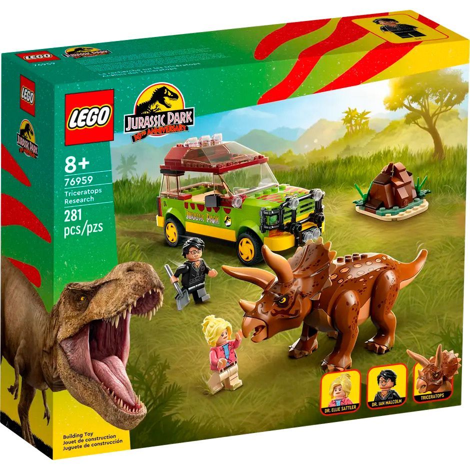 Конструктор LEGO Jurassic World Дослідження трицератопсів (76959)