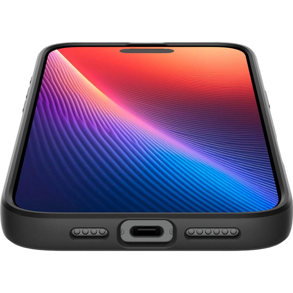 Чохол Spigen Liquid Air для Apple iPhone 16 Pro Matte Black (ACS08117) 
