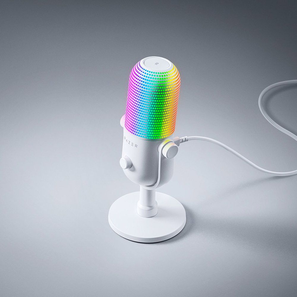 Мікрофон Razer Seiren V3 Chroma White (RZ19-05060200-R3M1)