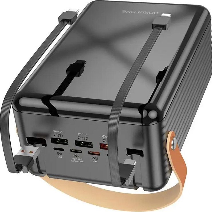 Зовнішній акумулятор Borofone Terra BJ32 80000mAh 22.5W Black