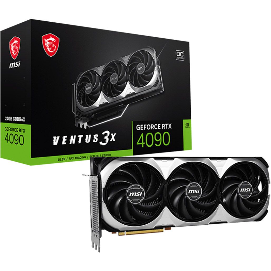 

Відеокарта MSI GeForce RTX 4090 Ventus 3X 24G OC
