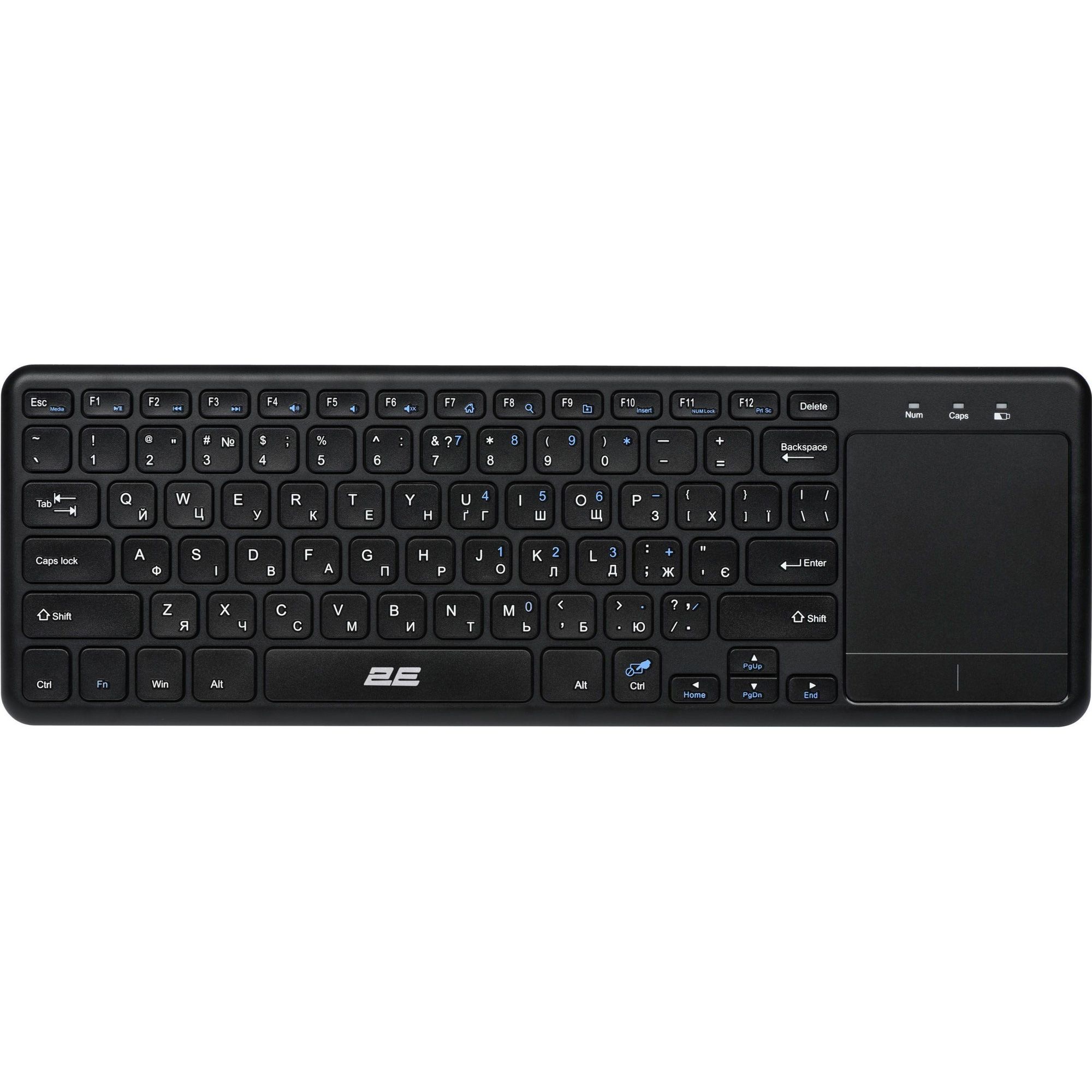 

Клавиатура 2E KT100 WL UA Black (2E-KT100WB_UA)