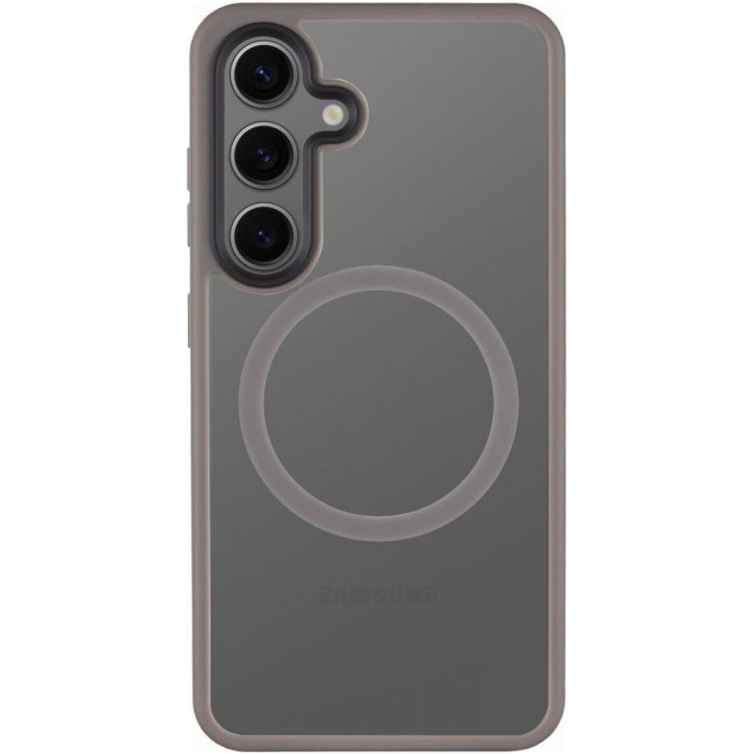 

Чохол Epic Metal Buttons with MagSafe для Samsung Galaxy S25 Edge Grey