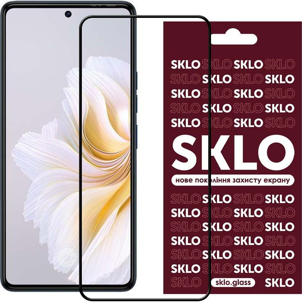 

Захисне скло Sklo Full Glue 3D Tempered Glass для Tecno POVA 5 (LH7n) Black