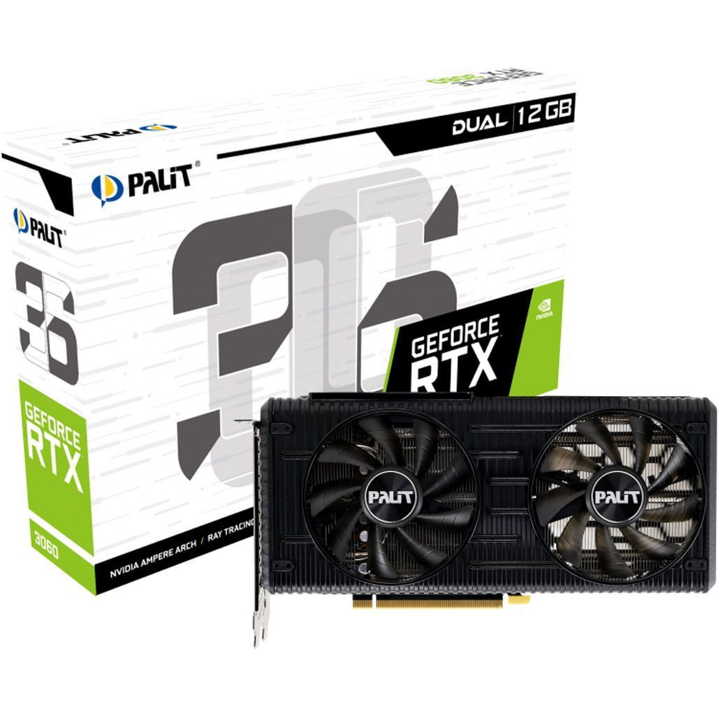 

Відеокарта Palit GeForce RTX 3060 Dual (NE63060019K9-190AD)