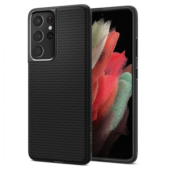 

Чехол Spigen Liquid Air Case для Samsung Galaxy S21 Ultra G998 (Matte Black) [53359]