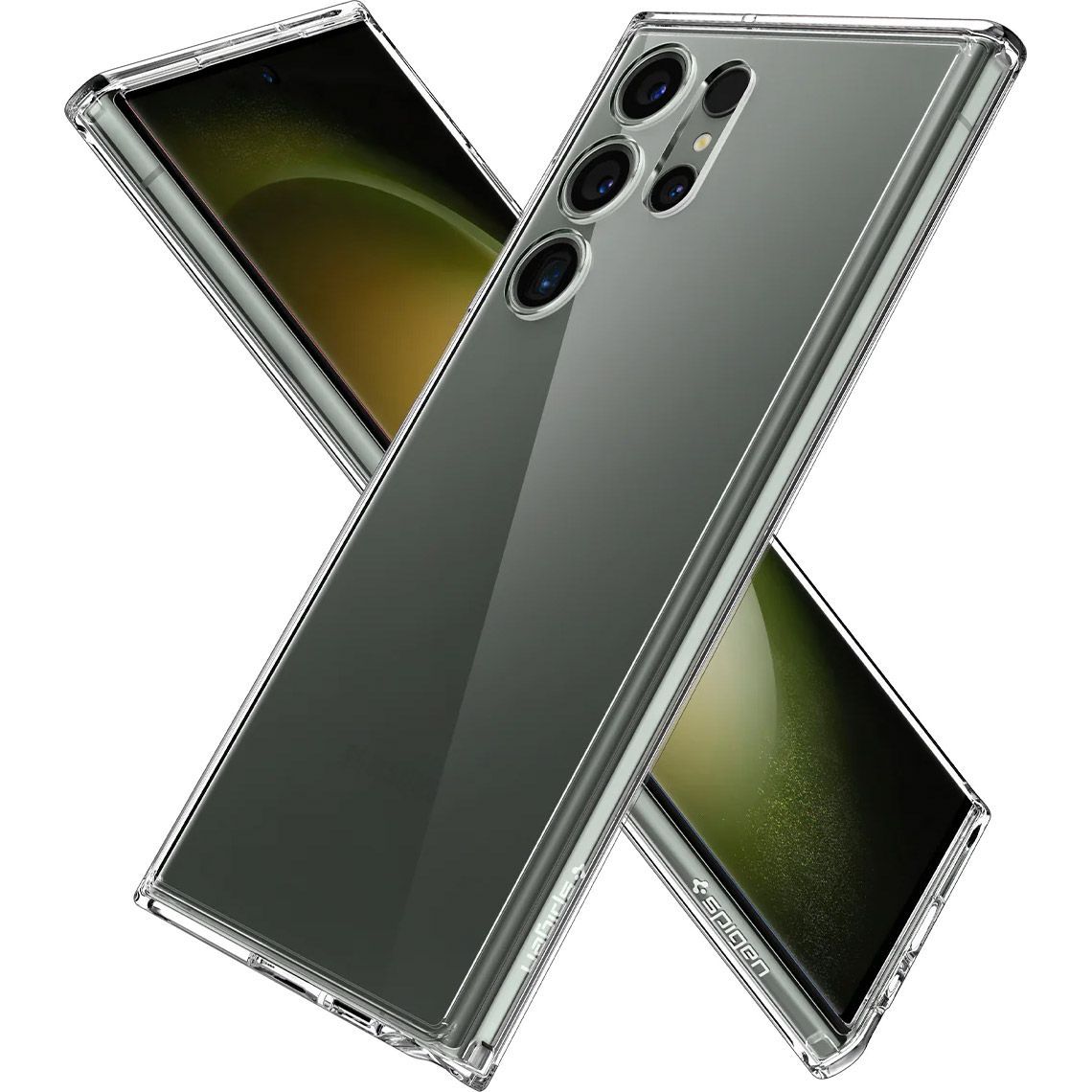 Чохол Spigen Ultra Hybrid для Samsung Galaxy S23 Ultra Crystal Clear (ACS05617)