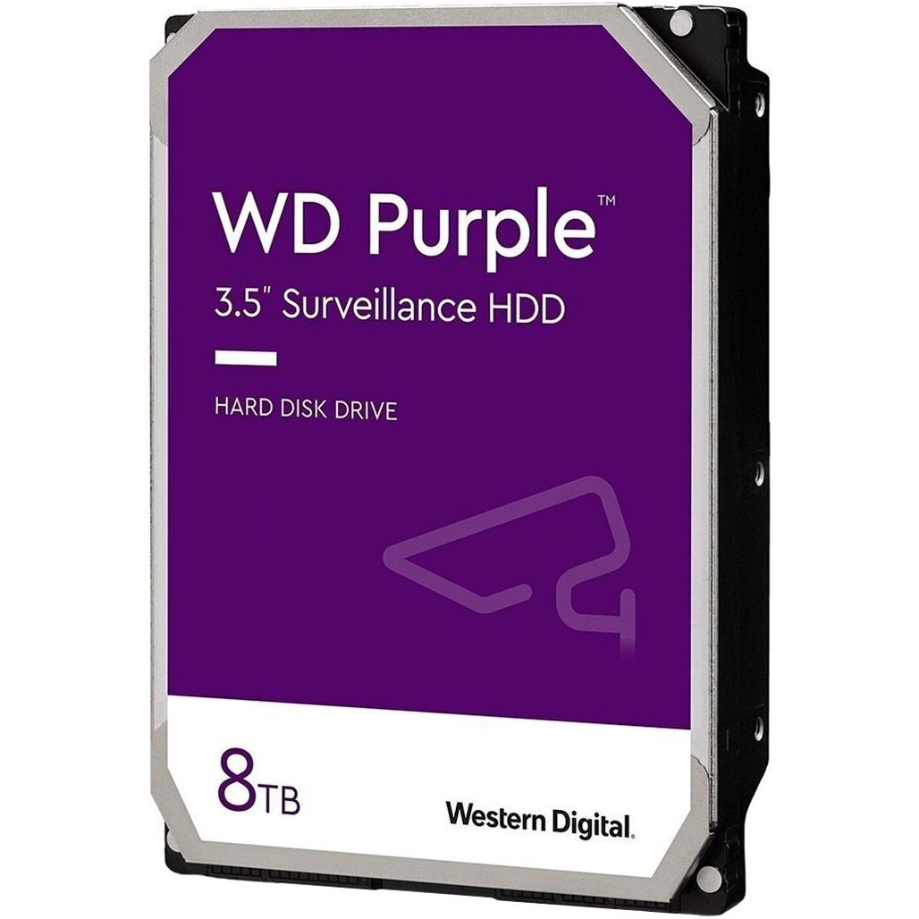 

Жорсткий диск 3.5" WD Purple HDD SATA 8TB (WD82PURZ)