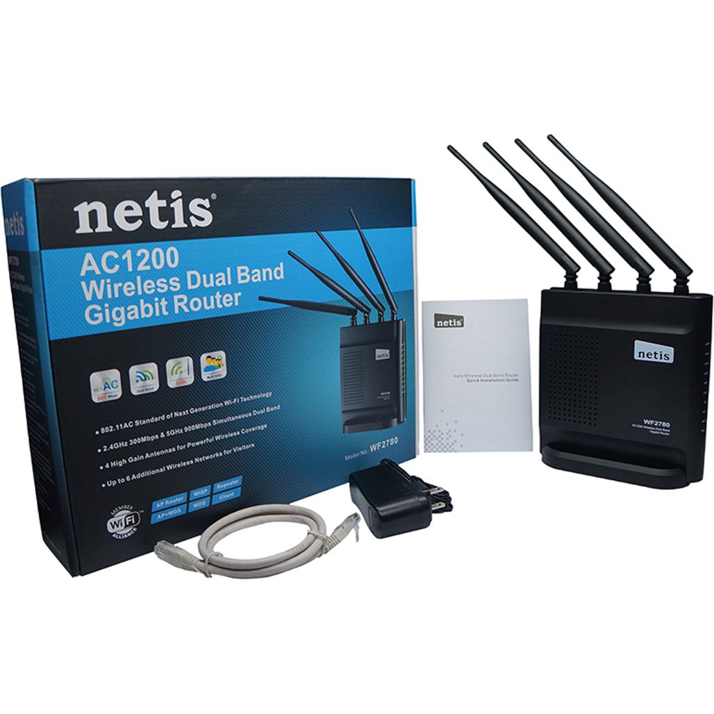 Бездротовий маршрутизатор (роутер) Netis WF2780