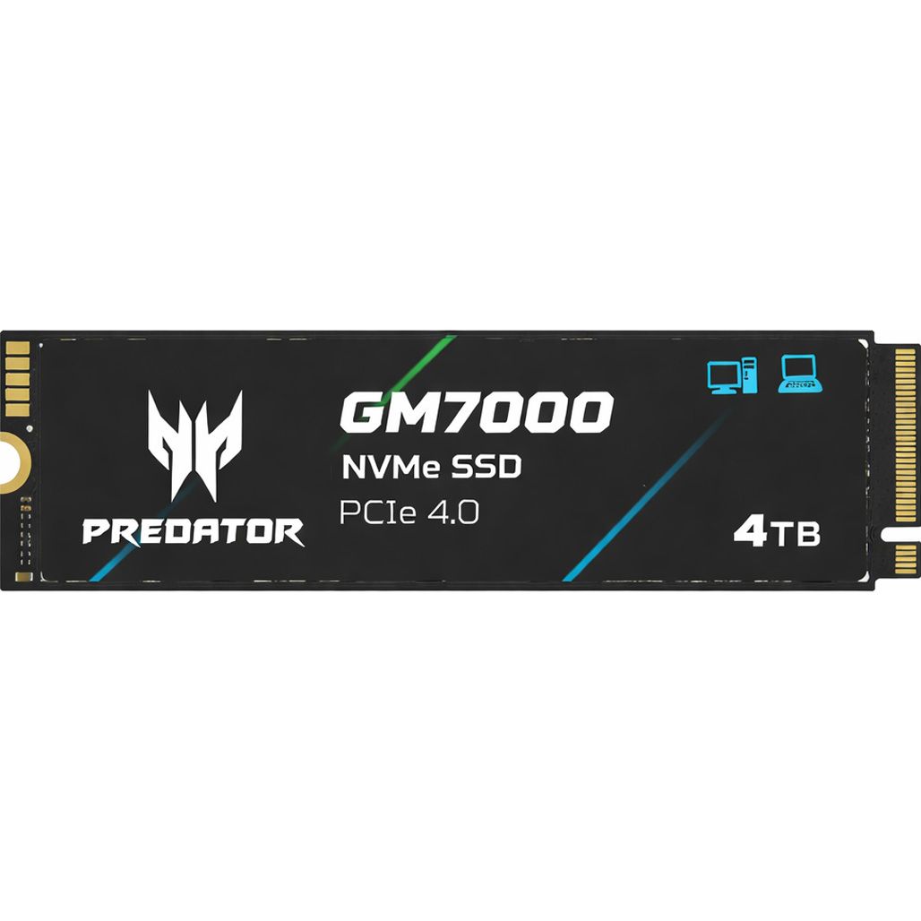 

SSD накопичувач Acer Predator GM7000 4TB (BL.9BWWR.107)