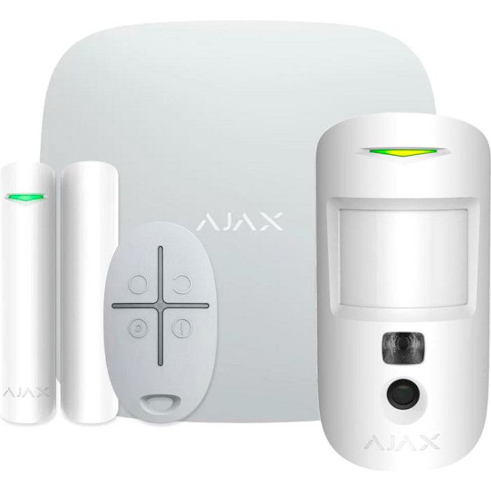 

Комплект охоронної сигналізації Ajax StarterKit Cam (White)
