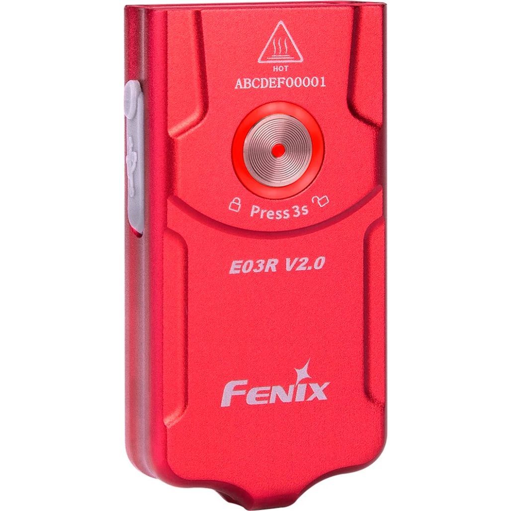 

Ліхтарик Fenix E03R V2.0 Red (E03RV20RED)