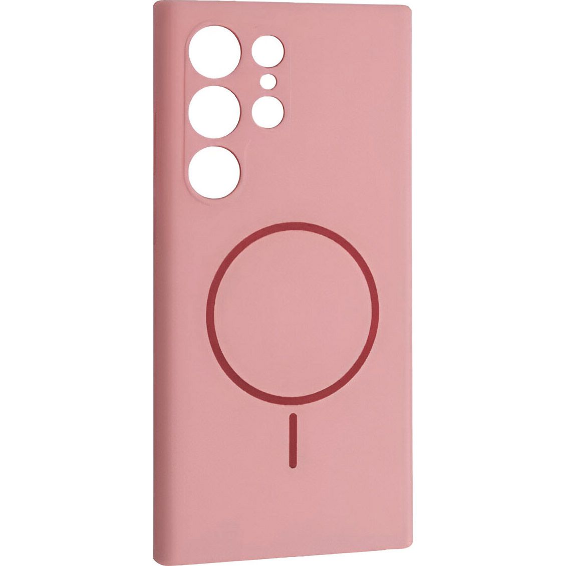 

Чехол DK Luxury Silicone Case with MagSafe для Samsung Galaxy S25 Ultra Rose Pink