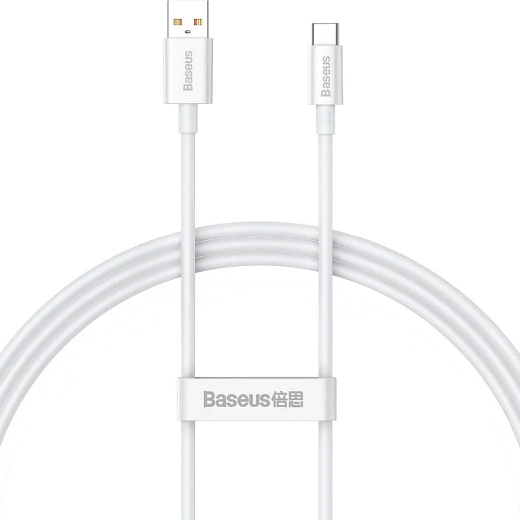 

Кабель Baseus Superior Series Fast Charging USB-A to USB-C 100W 1m White (P10320102214-01)