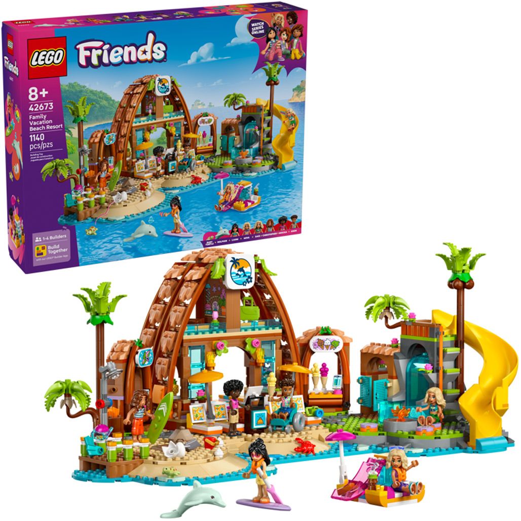 

Конструктор LEGO Friends Пляжный курорт для семейного отдыха (42673)