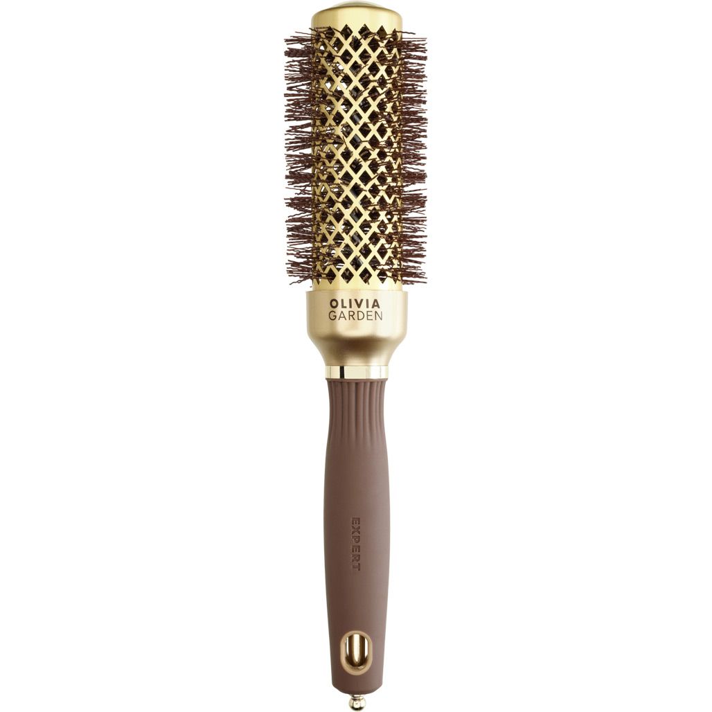 Термобраш Olivia Garden Expert Blowout Shine Wavy Bristle 35mm Gold&Brown (OGID2049)