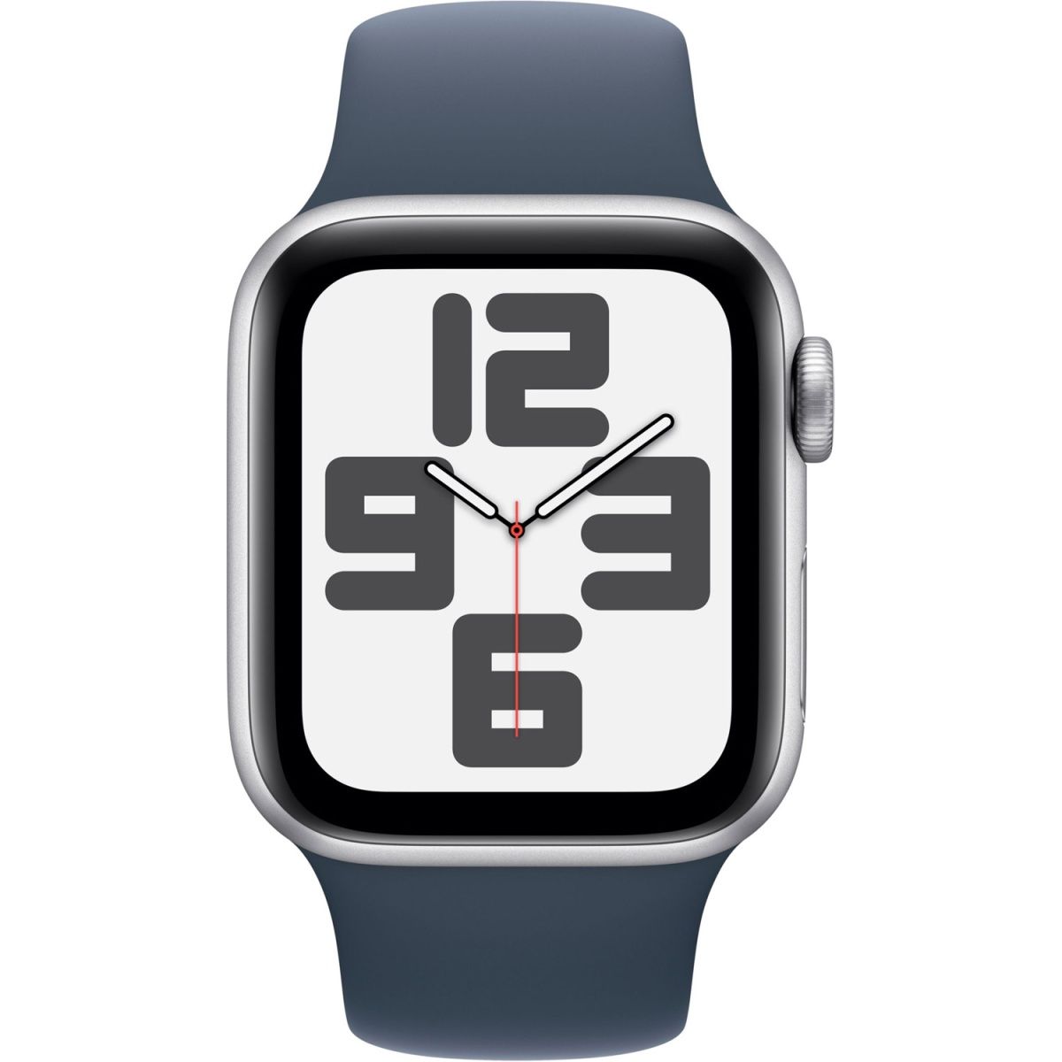 Смарт-годинник Apple Watch SE 2 GPS 40mm Silver Aluminium Case with Storm Blue Sport Band M/L (MRE23)