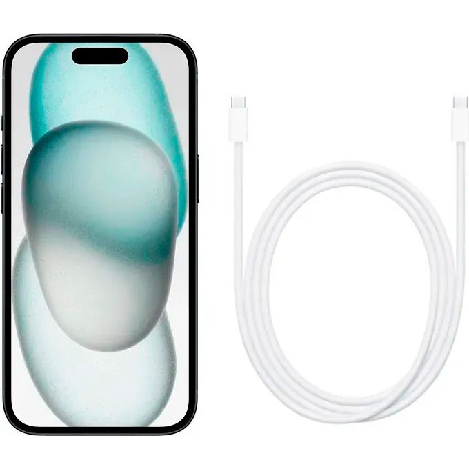 Смартфон Apple iPhone 15 Plus 512GB eSim Black (MU033)
