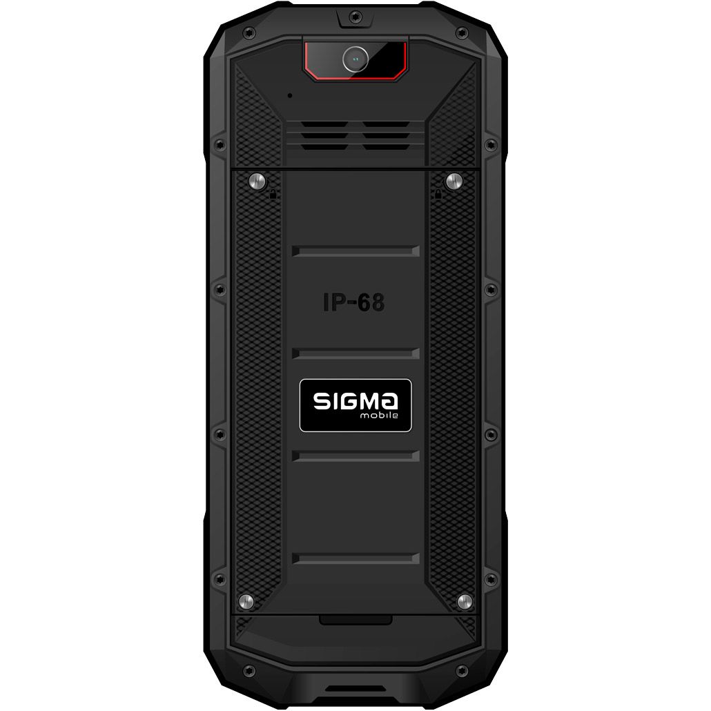 Мобільний телефон Sigma mobile X-treme PA68 Black-Red UA-UCRF